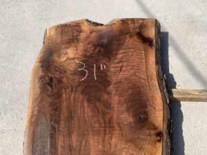 live edge walnut slab, premium hardwood, unsteamed walnut