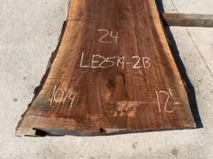 live edge walnut slab, premium hardwood, unsteamed walnut