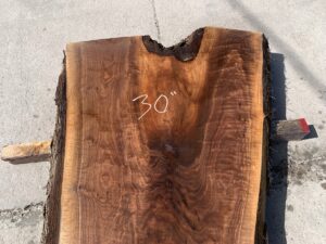live edge walnut slab, premium hardwood, unsteamed walnut