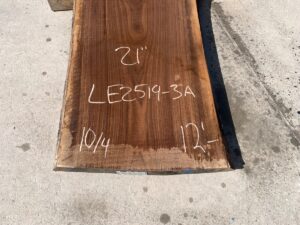 live edge walnut slab, premium hardwood, unsteamed walnut
