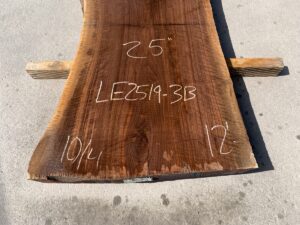 live edge walnut slab, premium hardwood, unsteamed walnut