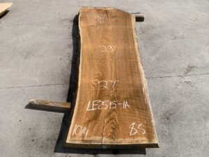 live edge white oak slab, hardwood lumber, live edge bar tops
