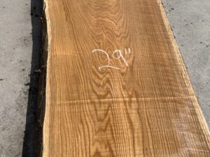 live edge white oak slab, hardwood lumber, live edge bar tops