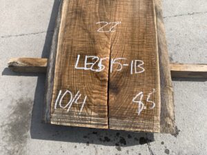 live edge white oak slab, hardwood lumber, live edge bar tops