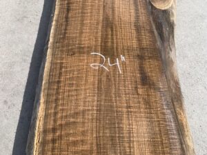 live edge white oak slab, hardwood lumber, live edge bar tops