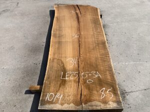 live edge white oak slab, hardwood lumber, live edge bar tops