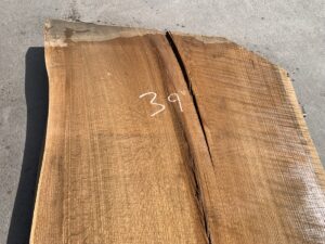 live edge white oak slab, hardwood lumber, live edge bar tops