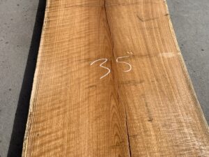live edge white oak slab, hardwood lumber, live edge bar tops