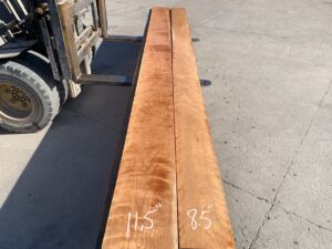 long curly cherry lumber, hardwood lumber, premium curly cherry