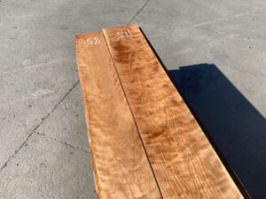 long curly cherry lumber, hardwood lumber, premium curly cherry