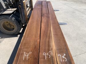long quartersawn walnut lumber, unsteamed walnut, premium lumber