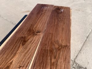 long walnut lumber, premium hardwood, unsteamed walnut