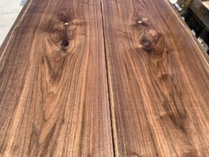 walnut tabletop, hardwood lumber, unsteamed walnut