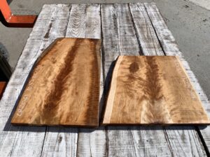 cherry crotches, door panels, drawer panels