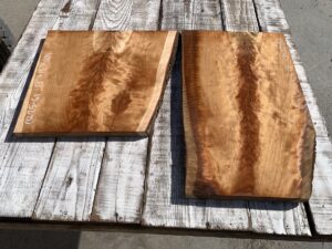 cherry crotches, door panels, drawer panels