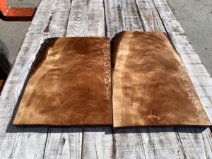 cherry crotches, door panels, drawer panels