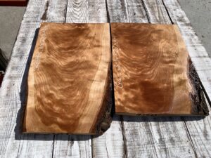 cherry crotches, door panels, drawer panels