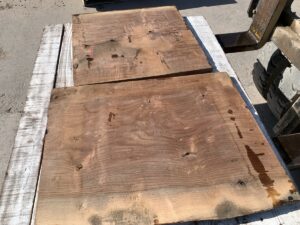 figured walnut panels, door panels, drawer panels