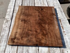figured walnut panels, door panels, drawer panels
