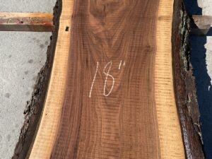 live edge walnut slab, unsteamed walnut, premium hardwood