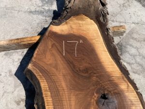 live edge walnut slab, unsteamed walnut, premium hardwood