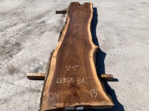 live edge walnut slab, unsteamed walnut, premium hardwood