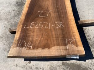 live edge walnut slab, unsteamed walnut, premium hardwood