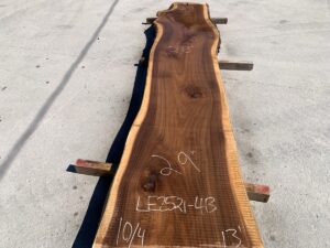 live edge walnut slab, unsteamed walnut, premium hardwood