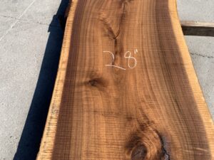live edge walnut slab, unsteamed walnut, premium hardwood