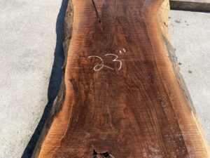live edge walnut slab, unsteamed walnut, curly walnut slab