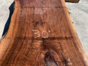 live edge walnut slab, unsteamed walnut, curly walnut slab