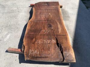 live edge walnut slab, unsteamed walnut, curly walnut slab