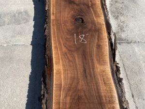 live edge walnut slab, unsteamed walnut, premium hardwood
