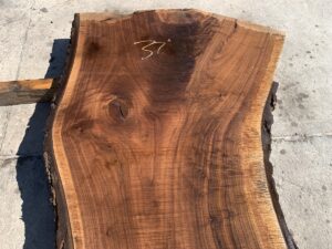 live edge walnut slab, unsteamed walnut, premium hardwood