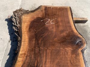 live edge walnut slab, unsteamed walnut, premium hardwood