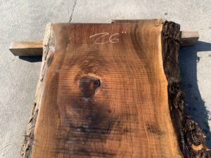 live edge walnut slab, slab hardwood, unsteamed walnut