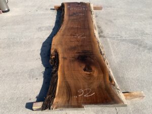 live edge walnut slab, slab hardwood, unsteamed walnut
