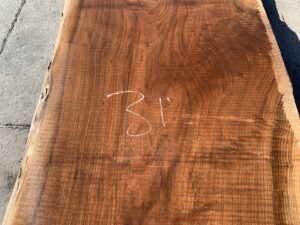 live edge walnut slab, slab hardwood, unsteamed walnut