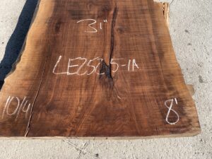 live edge walnut slab, unsteamed walnut slab, rustic walnut slab