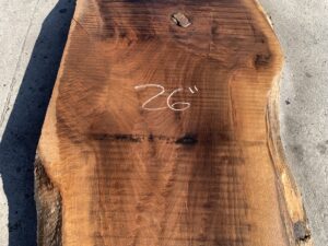 live edge walnut slab, unsteamed walnut slab, rustic walnut slab