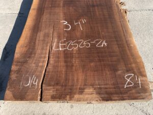 live edge walnut slab, unsteamed walnut slab, rustic walnut slab