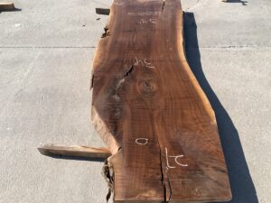 live edge walnut slab, unsteamed walnut slab, rustic walnut slab
