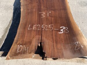 live edge walnut slab, unsteamed walnut slab, rustic walnut slab