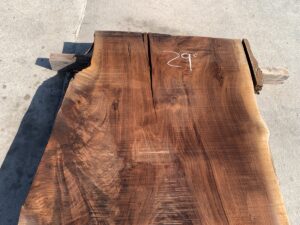 live edge walnut slab, unsteamed walnut slab, rustic walnut slab