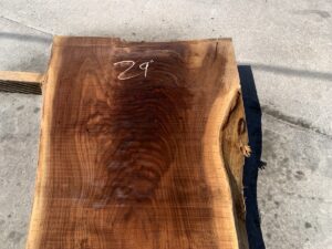 live edge walnut slab, unsteamed walnut, walnut crotch