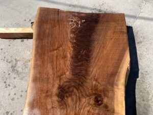 live edge walnut slab, unsteamed walnut, walnut crotch