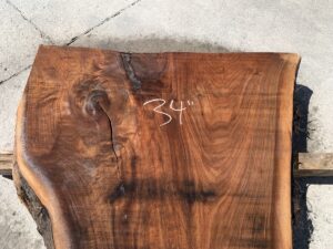 live edge walnut slab, unsteamed walnut, rustic walnut