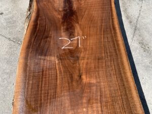 live edge walnut slab, unsteamed walnut, walnut crotch