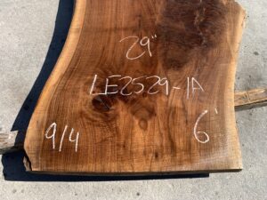 live edge walnut slab, unsteamed walnut, rustic walnut slab