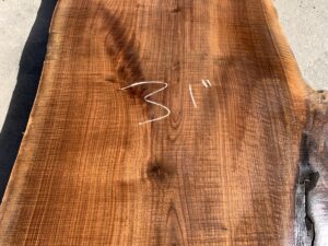 live edge walnut slab, unsteamed walnut, rustic walnut slab